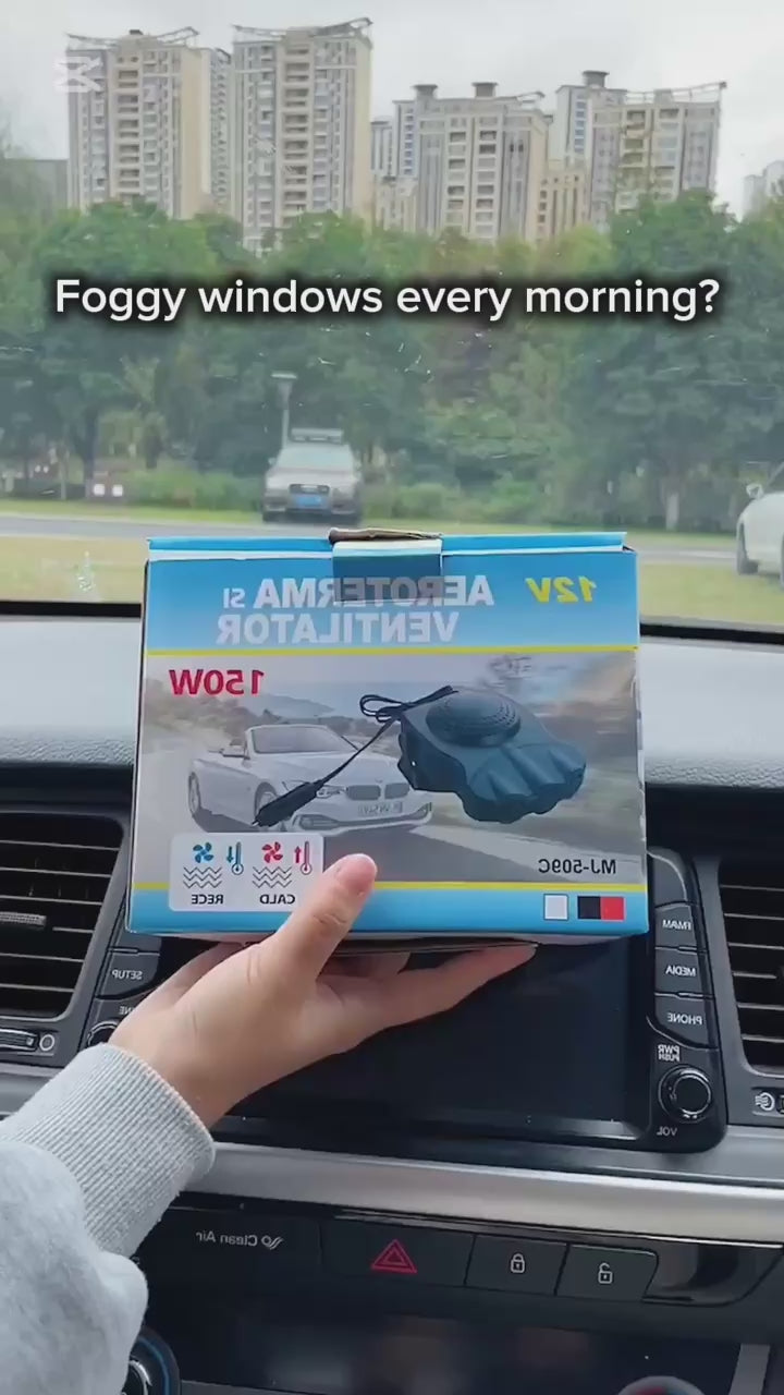 Quick Clear Car Heater Fan